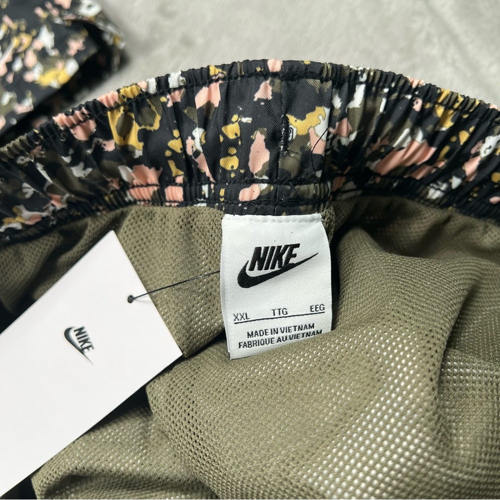 NWT Nike NSW 6" Regrind Shorts Mens XXL Mesh Lined Medium Olive White IF8502 222 - Picture 6 of 10